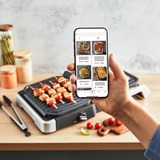 Tefal OptiGrill 4in1 GC774D Griglia di contatto, Come contattare con grill accaio, Acciaio inox, Metallo, Rettangolare, Pulsanti, 600 cm², 30 x 20 mm
