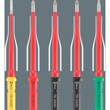 Wera Kraftform Kompakt VDE Stainless 17 extra slim 1 Tool Finder, 17 pezzi, Cacciavite rosso/Blu