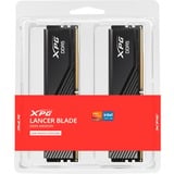 ADATA Lancer Blade memoria 64 GB 2 x 32 GB DDR5 5600 MT/s 288-pin DIMM Data Integrity Check (verifica integrità dati) Nero, 64 GB, 2 x 32 GB, DDR5, 288-pin DIMM