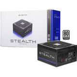 Chieftec Stealth 1000W, Alimentatore PC Nero, 1000 W, 100 - 240 V, 50/60 Hz, 13.0-6.5 A, Attivo, 100 W