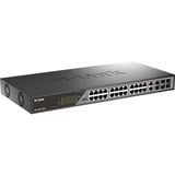 D-Link DSS-200G-28MP switch di rete Gestito L2 Gigabit Ethernet (10/100/1000) Supporto Power over Ethernet (PoE) 1U Grigio, Interruttore Gestito, L2, Gigabit Ethernet (10/100/1000), Full duplex, Supporto Power over Ethernet (PoE), 1U