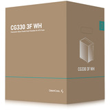 DeepCool DeepCool CG330 3F WH, Chassis Tower bianco