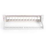 Digitus Pannello patch modulare, 12 porte, non equipaggiato, Patch Panel grigio