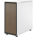 Fractal Design North Chalk White TG Clear, Chassis Tower bianco/legno