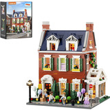 Lumibricks Casa a schiera in mattoni rossi, Giochi di costruzione 