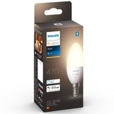 Philips Hue 8719514320628A Soluzioni di illuminazione intelligenti, Lampada a LED Philips Hue White 8719514320628A, Lampadina intelligente, Bluetooth/Zigbee, Bianco, LED, E14, Candela