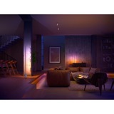Philips Lampada da terra Signe gradient, Luce LED bianco, Philips Hue White and Color ambiance Lampada da terra Signe gradient, Illuminazione intelligente a pavimento, Bluetooth/Zigbee, Bianco, LED, Alluminio, Lampadina/e non sostituibile/i