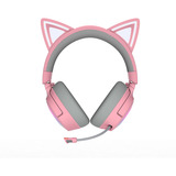 Razer Kraken Kitty V3 Pro Quartz, Cuffia da gioco rosa/grigio