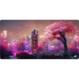 Sharkoon SKILLER SGP40 D4, Gioco mouse pad neon-rosa/multi colorata