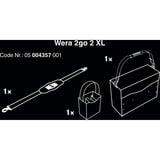 Wera 05004357001 Cassetta degli attrezzi Valigetta rigida per attrezzi Nero, Cassetta portautensili Nero, Valigetta rigida per attrezzi, Nero, 480 mm, 185 mm, 350 mm, 2,97 kg