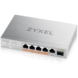 Zyxel XMG-105HP Non gestito 2.5G Ethernet (100/1000/2500) Supporto Power over Ethernet (PoE) Argento, Interruttore Non gestito, 2.5G Ethernet (100/1000/2500), Supporto Power over Ethernet (PoE)