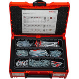 fischer DuoLine + vite Systainer M137, Tassello grigio chiaro/Rosso