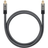 goobay Cavo Toslink Plus Nero/Argento