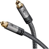 goobay Cavo Toslink Plus Nero/Argento