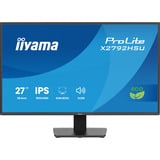 iiyama ProLite X2792HSU-B1 Monitor PC 68,6 cm (27") 1920 x 1080 Pixel Full HD LED Nero, Monitor LED Nero (opaco), 68,6 cm (27"), 1920 x 1080 Pixel, Full HD, LED, 3 ms, Nero