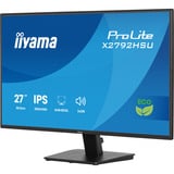iiyama ProLite X2792HSU-B1 Monitor PC 68,6 cm (27") 1920 x 1080 Pixel Full HD LED Nero, Monitor LED Nero (opaco), 68,6 cm (27"), 1920 x 1080 Pixel, Full HD, LED, 3 ms, Nero