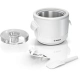 Bosch MUZS2EB macchina per gelato 0,55 L Bianco, Gelatiera bianco, 0,55 L, 1 ciotole, Bianco, 30 min, 180 mm, 180 mm