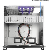 Chieftec UNC-409S-AIO-OP, Chassis server rack Nero, Supporto, Server, Nero, ATX, EATX, Mini-ITX, SSI CEB, SSI EEB, SGCC, 4U