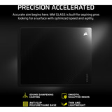Corsair MM Glass, Gioco mouse pad Nero