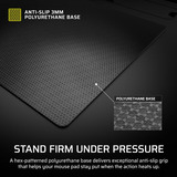 Corsair MM Glass, Gioco mouse pad Nero