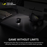 Corsair MM Glass, Gioco mouse pad Nero