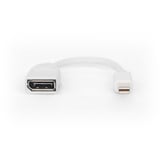 Digitus Cavo adattatore DisplayPort bianco