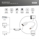 Digitus Cavo adattatore DisplayPort bianco