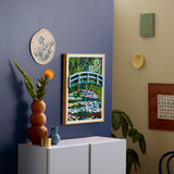 LEGO Arte Claude Monet - Ponte su uno stagno di ninfee, Giochi di costruzione Lo Stagno delle Ninfee, Decorazione da Parete per Casa, Regalo Adulti Fan dell'Impressionismo, Set da costruzione, 18 anno/i, Plastica, 3179 pz, 3,66 kg, Vendita al dettaglio