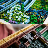 LEGO Arte Claude Monet - Ponte su uno stagno di ninfee, Giochi di costruzione Lo Stagno delle Ninfee, Decorazione da Parete per Casa, Regalo Adulti Fan dell'Impressionismo, Set da costruzione, 18 anno/i, Plastica, 3179 pz, 3,66 kg, Vendita al dettaglio