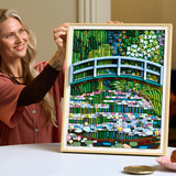 LEGO Arte Claude Monet - Ponte su uno stagno di ninfee, Giochi di costruzione Lo Stagno delle Ninfee, Decorazione da Parete per Casa, Regalo Adulti Fan dell'Impressionismo, Set da costruzione, 18 anno/i, Plastica, 3179 pz, 3,66 kg, Vendita al dettaglio