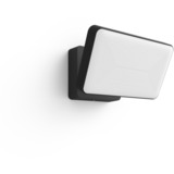 Philips Hue Proiettore per esterni Discover, Luce LED Nero, Philips Hue White and Color ambiance Proiettore per esterni Discover, Lampada a parete intelligente, Bluetooth/Zigbee, Nero, LED, Metallo, Sintetico, Lampadina/e non sostituibile/i