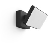 Philips Hue Proiettore per esterni Discover, Luce LED Nero, Philips Hue White and Color ambiance Proiettore per esterni Discover, Lampada a parete intelligente, Bluetooth/Zigbee, Nero, LED, Metallo, Sintetico, Lampadina/e non sostituibile/i