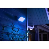 Philips Hue Proiettore per esterni Discover, Luce LED Nero, Philips Hue White and Color ambiance Proiettore per esterni Discover, Lampada a parete intelligente, Bluetooth/Zigbee, Nero, LED, Metallo, Sintetico, Lampadina/e non sostituibile/i