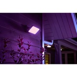 Philips Hue Proiettore per esterni Discover, Luce LED Nero, Philips Hue White and Color ambiance Proiettore per esterni Discover, Lampada a parete intelligente, Bluetooth/Zigbee, Nero, LED, Metallo, Sintetico, Lampadina/e non sostituibile/i