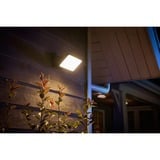Philips Hue Proiettore per esterni Discover, Luce LED Nero, Philips Hue White and Color ambiance Proiettore per esterni Discover, Lampada a parete intelligente, Bluetooth/Zigbee, Nero, LED, Metallo, Sintetico, Lampadina/e non sostituibile/i