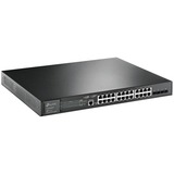 TP-Link Omada SG3428XMP switch di rete Gestito L2+ Gigabit Ethernet (10/100/1000) Supporto Power over Ethernet (PoE) 1U Nero, Interruttore Gestito, L2+, Gigabit Ethernet (10/100/1000), Supporto Power over Ethernet (PoE), Montaggio rack, 1U