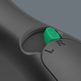 Wera Kraftform Kompakt 400 RA Set 1, con funzione a cricchetto, Set di bit Nero/Verde
