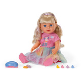 ZAPF Creation @BABY born Carla 43cm, Bambola BABY born @ Carla 43cm, Bambola bambina, Femmina, 4 anno/i, Bambino/Bambina, 430 mm, Multicolore