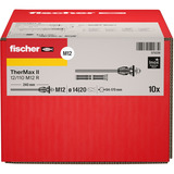 fischer Sistema di montaggio distanziatore TherMax II 12/110 M12 R, Tassello 