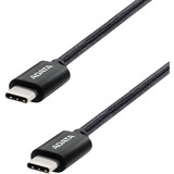 ADATA CACC-100PN-BK cavo USB USB 2.0 1 m USB C 480 Gbit/s Nero Nero, 1 m, USB C, USB C, USB 2.0, 480 Gbit/s, Nero