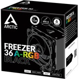 ARCTIC Freezer 36 A-RGB (Nero) Dissipatore CPU a torre multicompatibile con A-RGB, raffreddamento CPU  Nero, Raffreddatore d'aria, 12 cm, 200 Giri/min, 2000 Giri/min, Nero