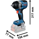 Bosch Avvitatore a impulsi a batteria GDS 18V-750 C Professional solo, 18 Volt blu