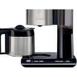 Bosch TKA8A683 macchina per caffè Automatica/Manuale Macchina da caffè con filtro 1,1 L, Macchina fa filtro nero lucido/in acciaio inox, Macchina da caffè con filtro, 1,1 L, Caffè macinato, 1100 W, Nero, Acciaio inox
