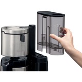 Bosch TKA8A683 macchina per caffè Automatica/Manuale Macchina da caffè con filtro 1,1 L, Macchina fa filtro nero lucido/in acciaio inox, Macchina da caffè con filtro, 1,1 L, Caffè macinato, 1100 W, Nero, Acciaio inox