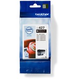 Brother LC-427BK cartuccia d'inchiostro 1 pz Originale Resa standard Nero Resa standard, Nero, Inchiostro a base di pigmento, 1 pz, 3000 pagine, Confezione singola