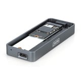 Digitus DA-71157 USB M.2 SSD, Disk enclosure alluminio