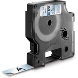 Dymo D1 etichette originali | stampa nera su trasparente | 12 mm x 7 m | etichette autoadesive per etichettatrice LabelManager | 1 Pezzo, Nastro di scrittura Nero trasparente, Poliestere, Belgio, -18 - 90 °C, DYMO, LabelManager, LabelWriter 450 DUO