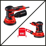 EINHELL Levigatrice rotorbitale TC-RS 425 E, Levigatrice orbitale casuale rosso/Nero