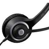 EPOS | Sennheiser | SENNHEISER IMPACT SC 260 Auricolare Cablato A Padiglione Ufficio Nero, Headset Nero, Cablato, Ufficio, 50 - 18000 Hz, 89 g, Auricolare, Nero