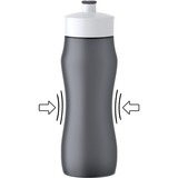 Emsa 518086 borraccia 600 ml Antracite, Bottiglia di acqua antracite, 600 ml, Antracite